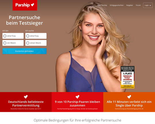 Parship werbung model frau